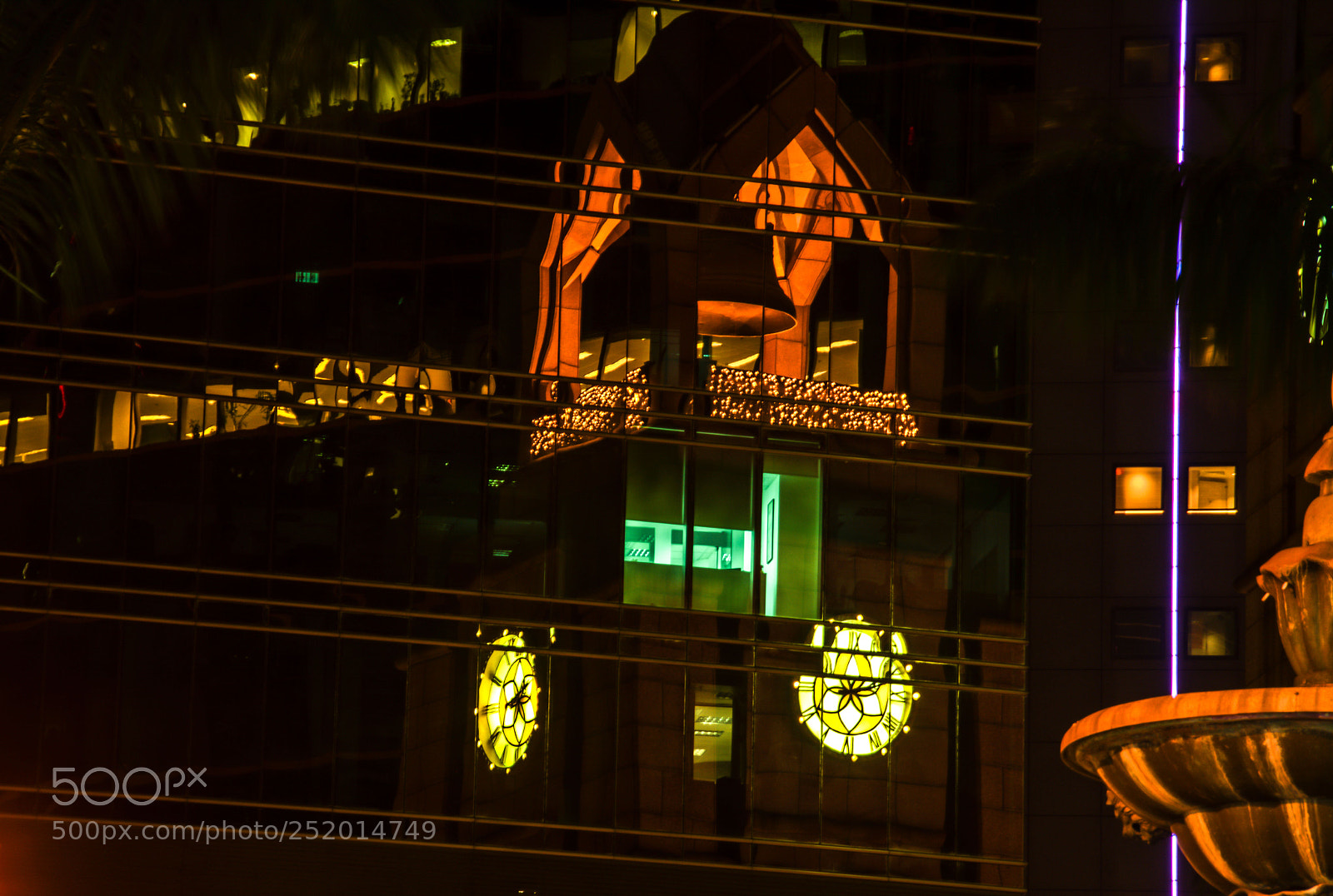 Nikon D7100 sample photo. Clock tower reflection photography
