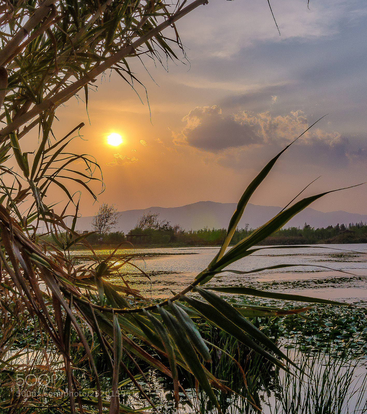 Nikon D7000 sample photo. 滇池日落 sunset in dian lake photography