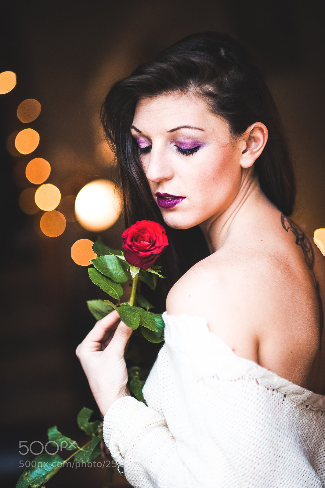 Nikon D700 sample photo. Elodie  glamour : the rose photography