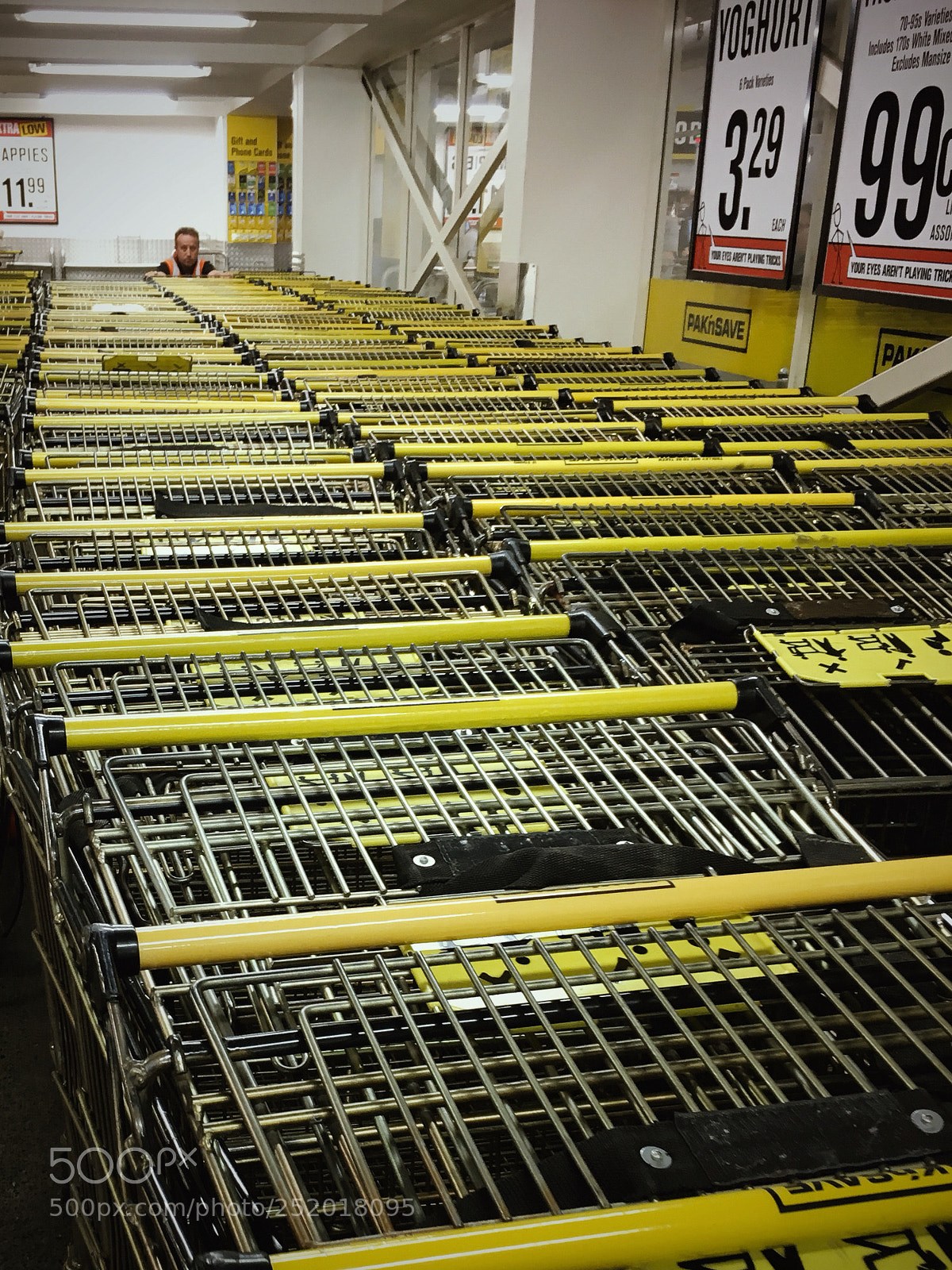 Apple iPhone 6s sample photo. Shopping trolley collector photography