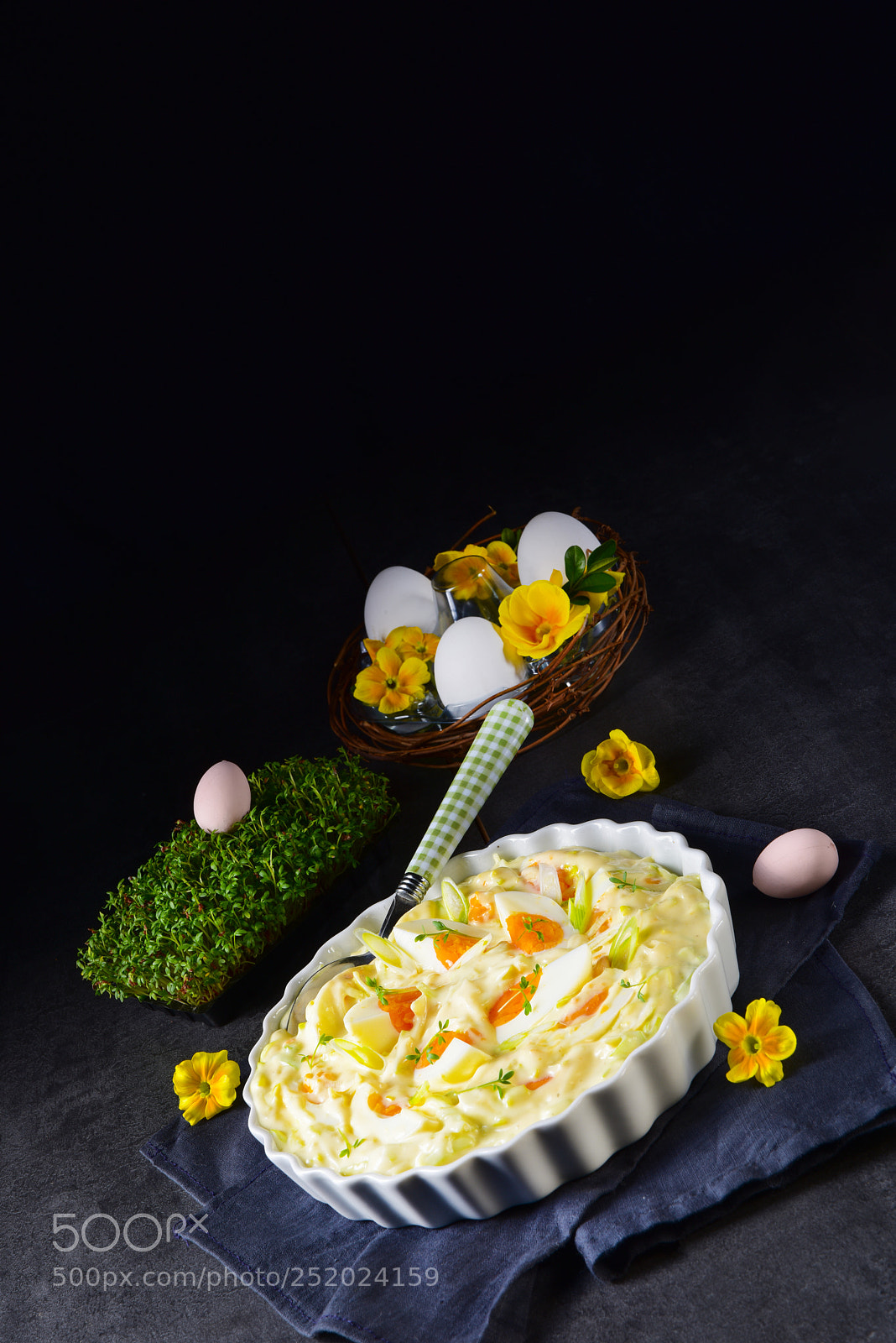 Nikon D810 sample photo. Spring egg salad with photography