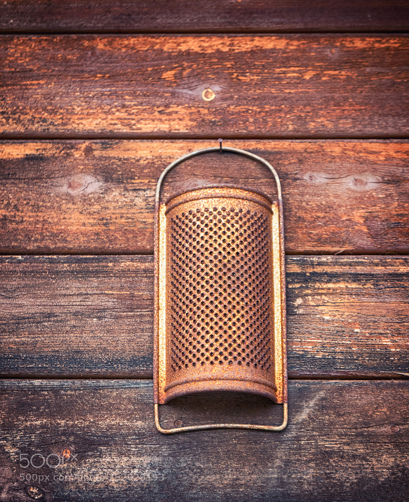 Panasonic Lumix DMC-LX100 sample photo. Vintage and rusty grater photography