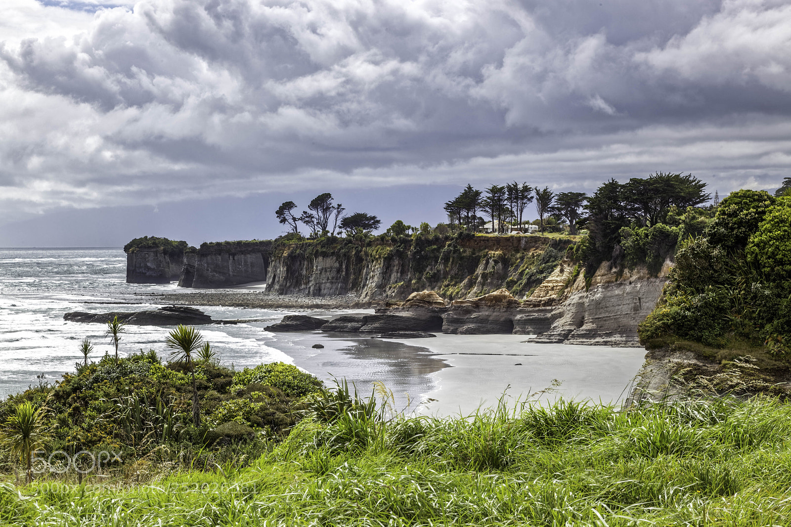 Canon EOS 5D Mark II sample photo. View of cape foulwind photography
