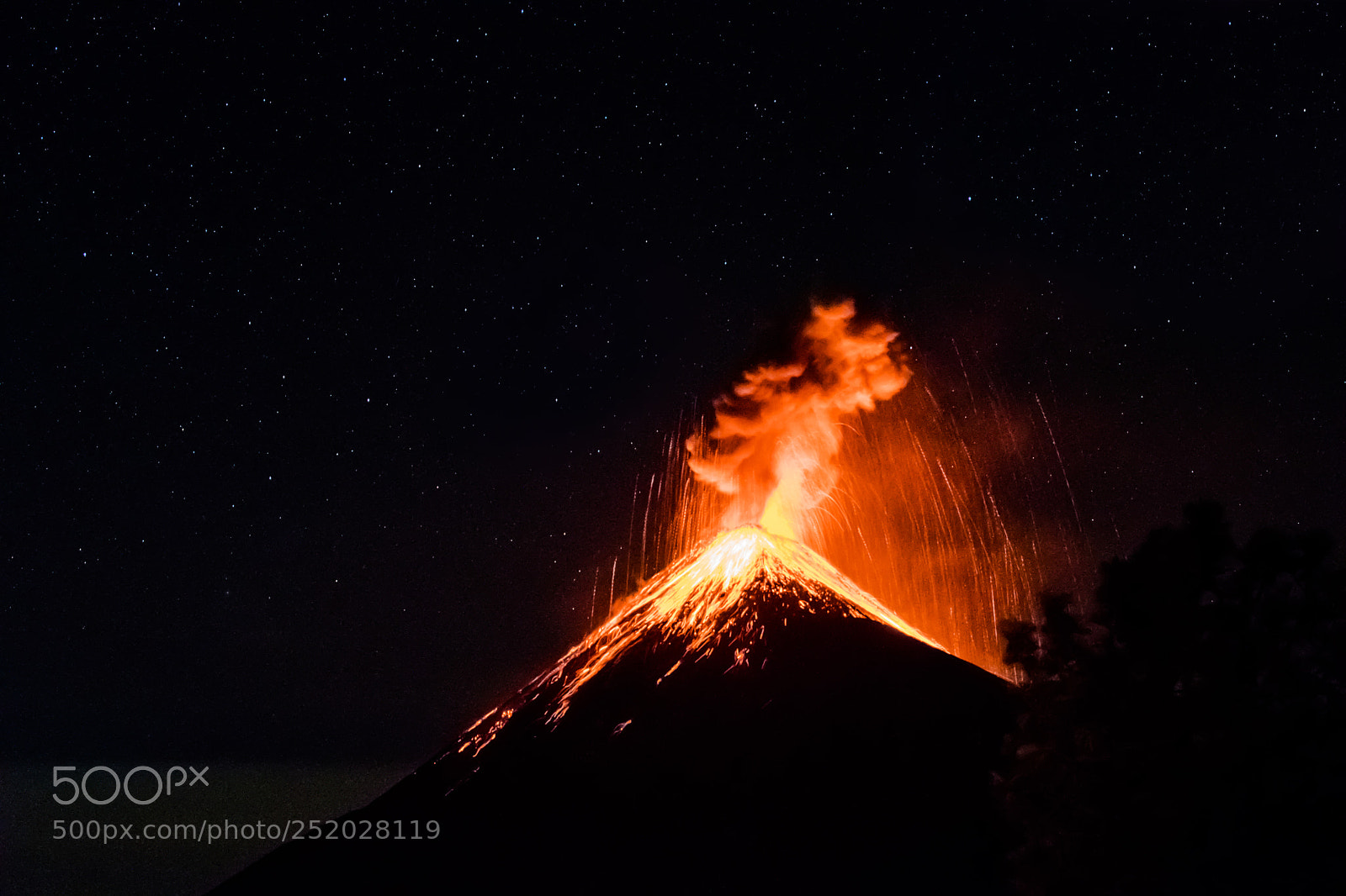 Nikon D7500 sample photo. Volcano fuego guatemala by photography