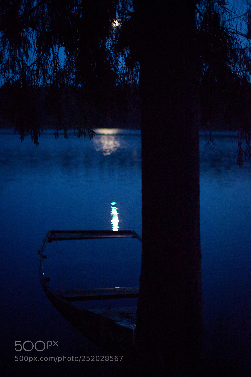Canon EOS 5D Mark II sample photo. Night on the river photography