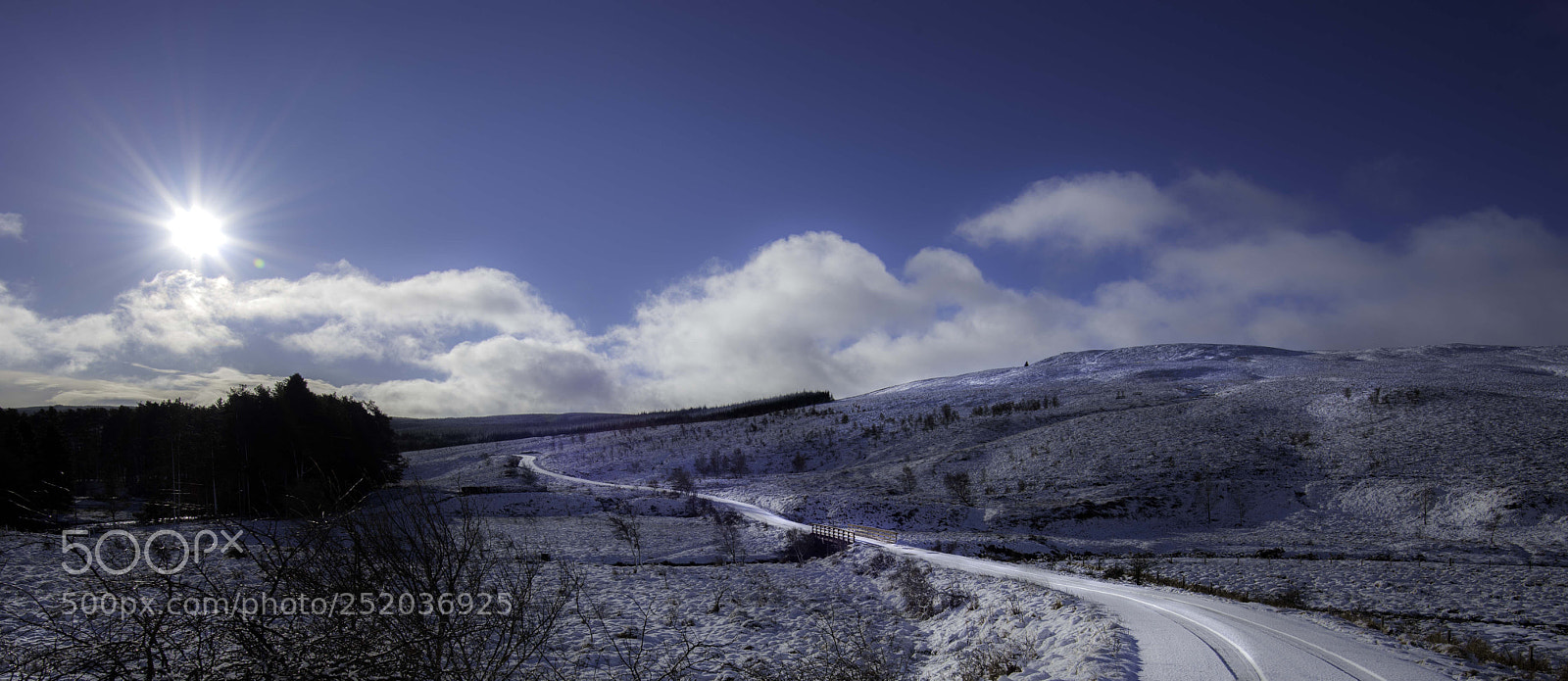 Nikon D810 sample photo. Snow trail @ glencoe photography