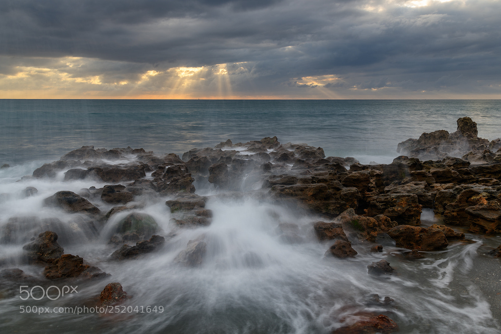 Nikon D850 sample photo. Sunrise on the rocks photography
