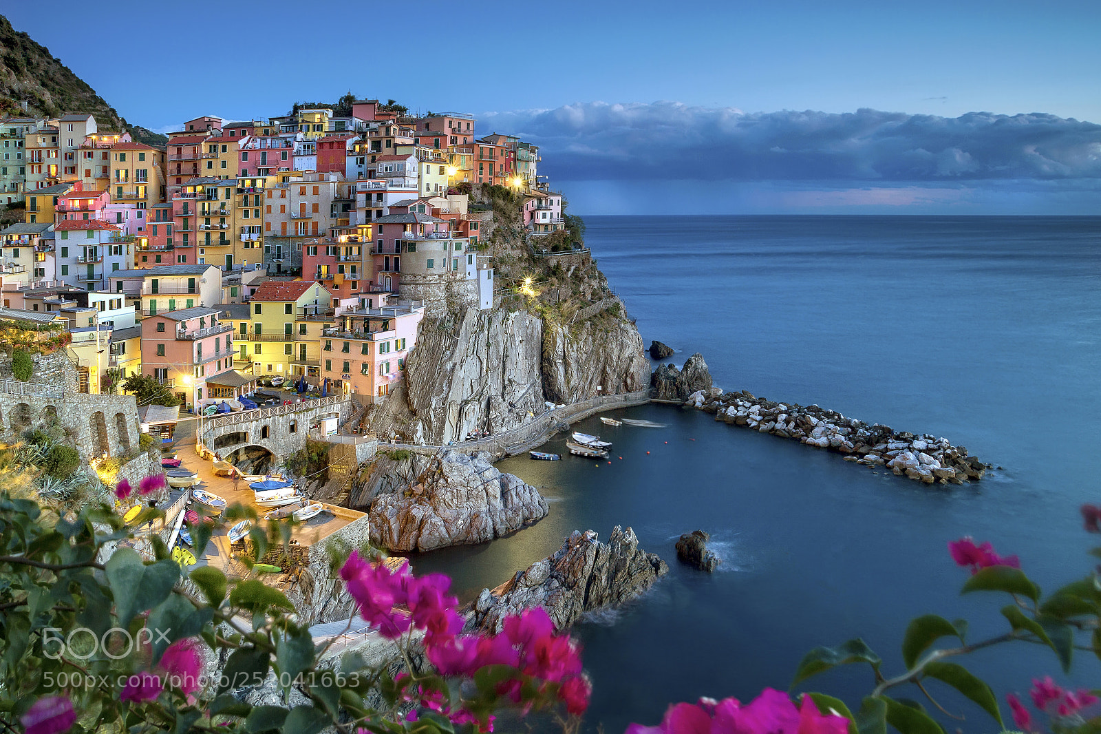 Canon EOS 7D sample photo. Manarola with storm photography