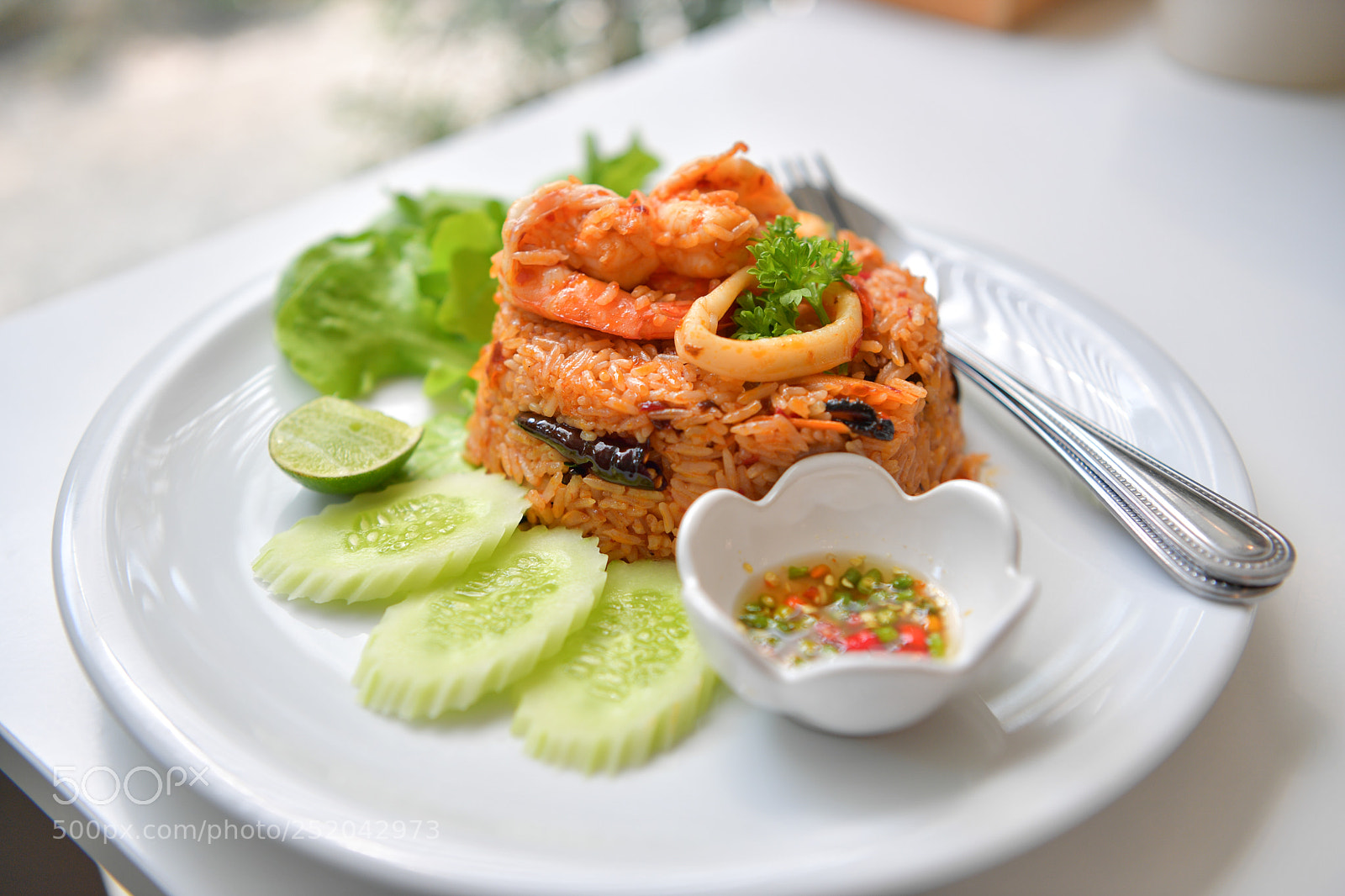 Nikon D5 sample photo. Fried rice with lemongrass photography