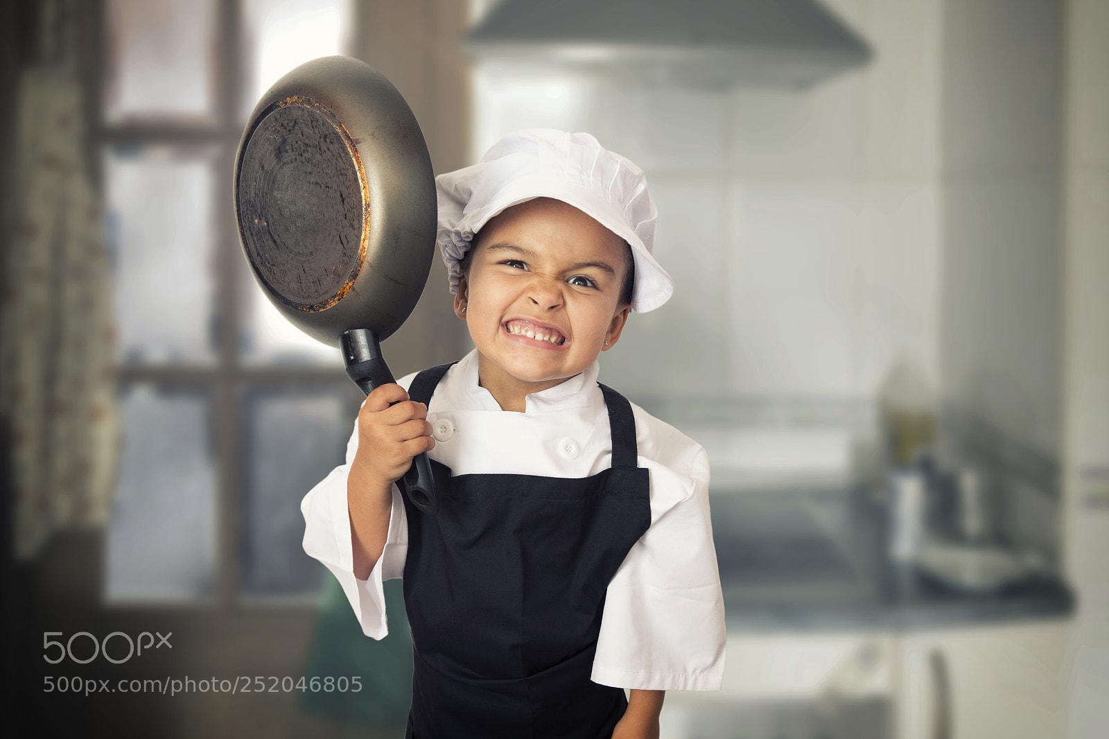 Canon EOS-1D X sample photo. Four years chef girl photography