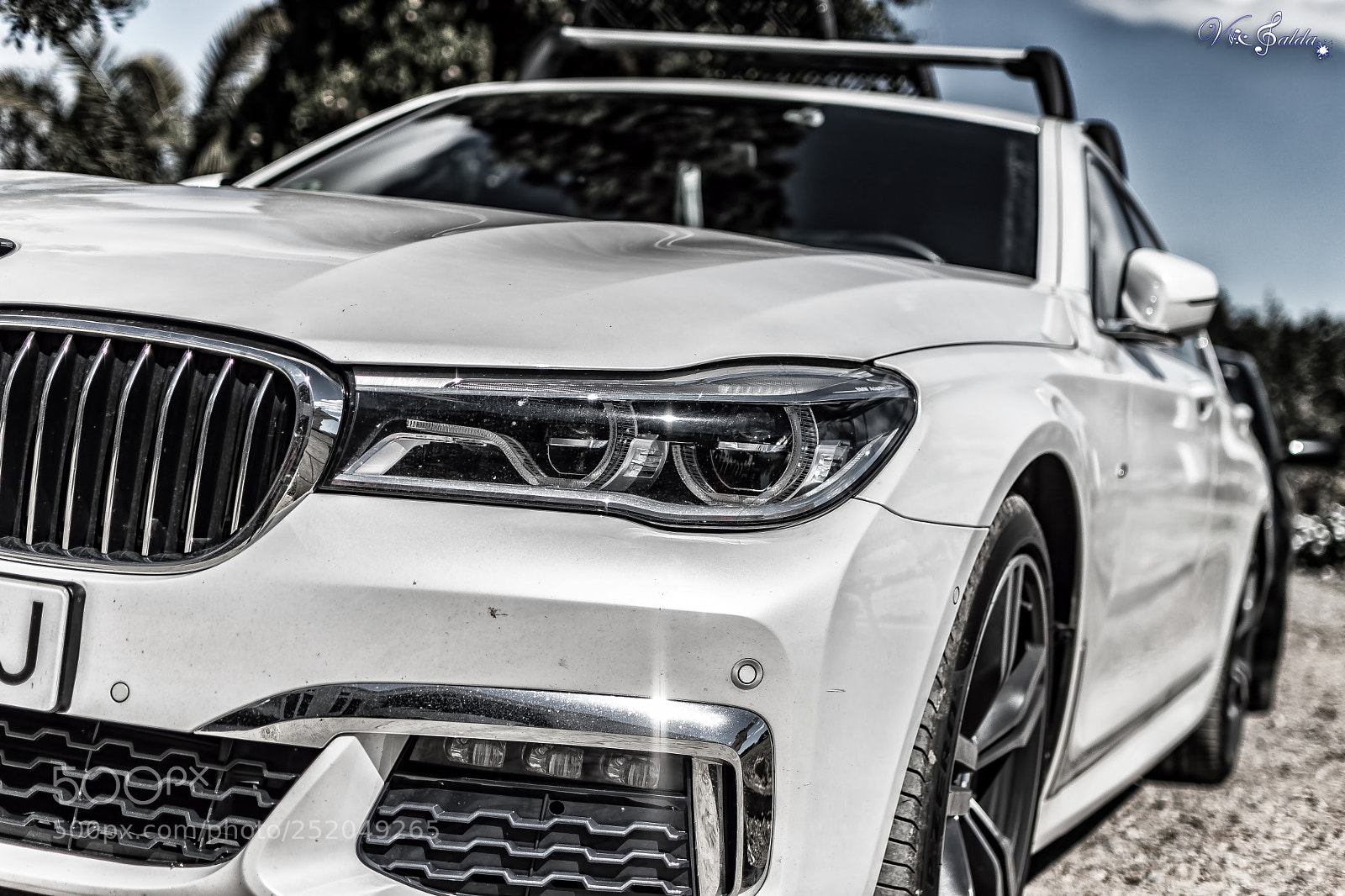 Nikon D7500 sample photo. Bmw serie 7 front photography