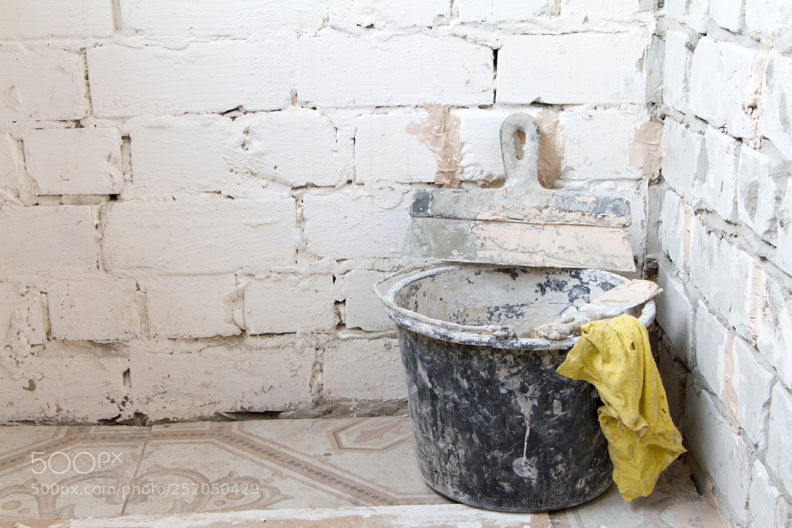Canon EOS 7D sample photo. Construction tools on concrete photography