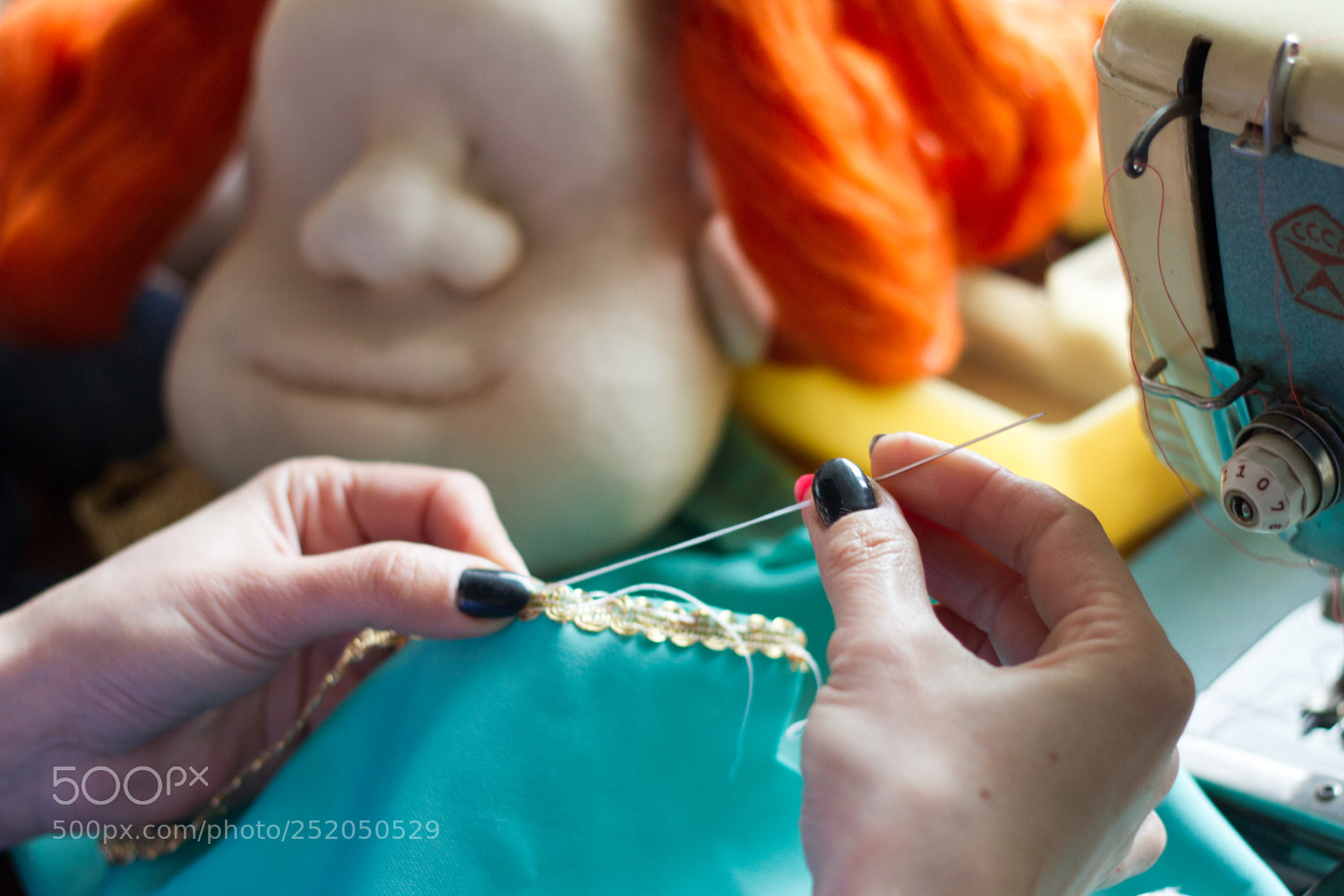 Canon EOS 7D sample photo. Making of handmade toys photography