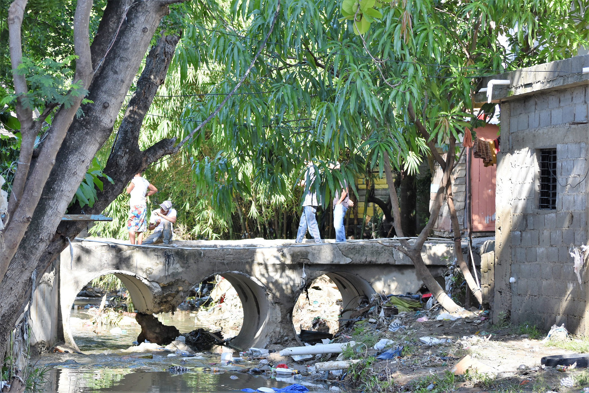 Nikon D3400 sample photo. Polluted canal photography