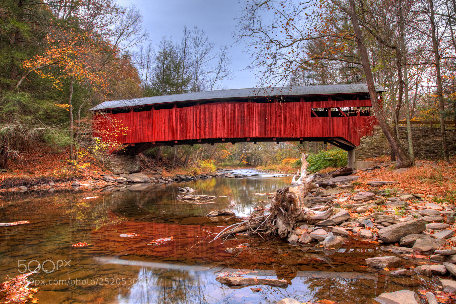 Canon EOS 5D Mark II sample photo. Josiah hess covered bridge photography
