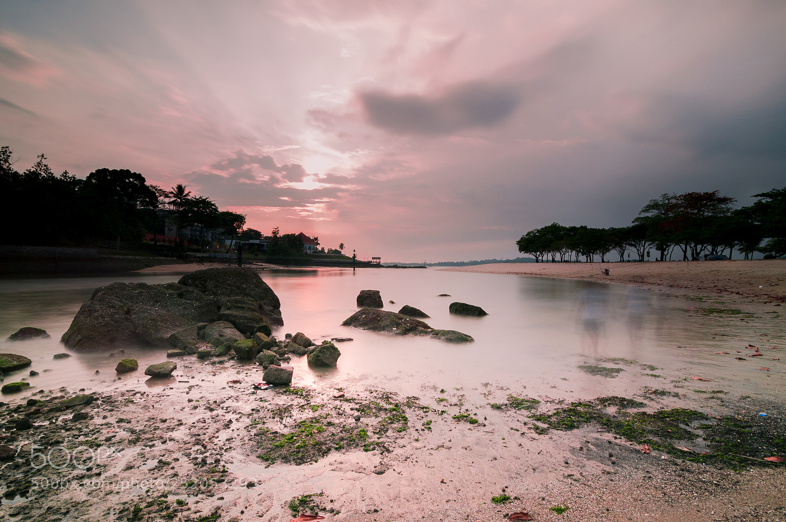 Nikon D90 sample photo. Sunset in changi village photography