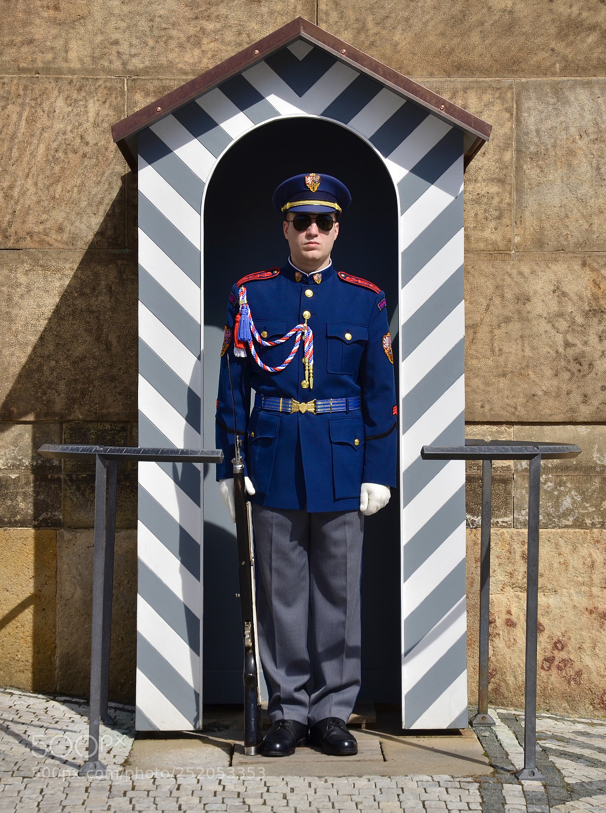 Nikon D5100 sample photo. Guard of prague castle photography