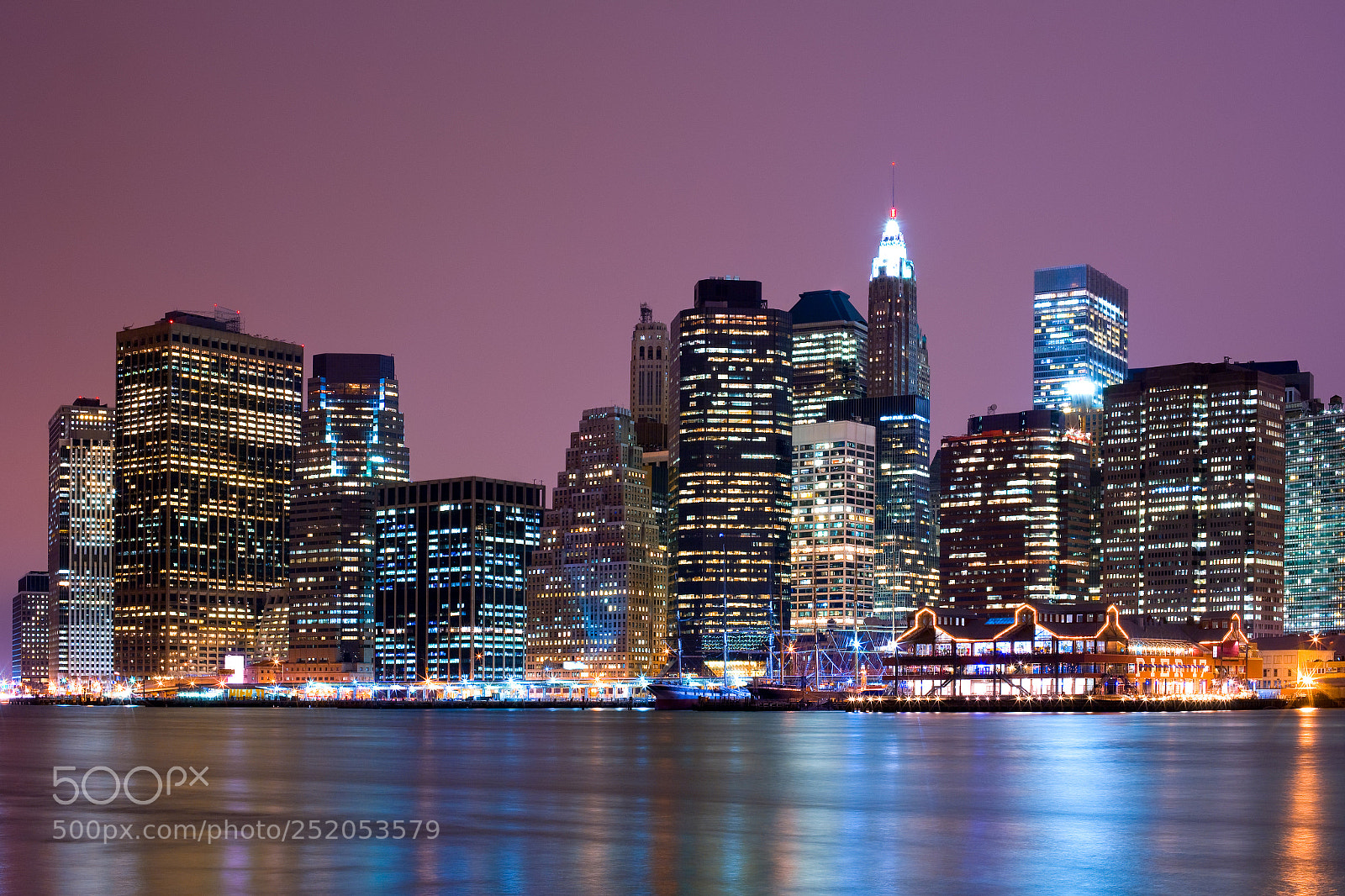 Canon EOS-1Ds Mark II sample photo. Downtown financial district skyline photography