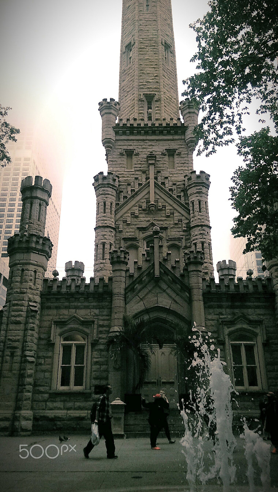 HTC ONE sample photo. Water tower photography