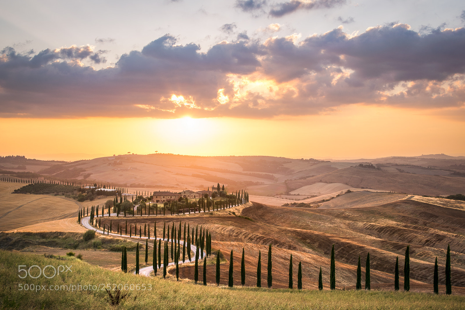 Nikon D3300 sample photo. Sunset in tuscany photography