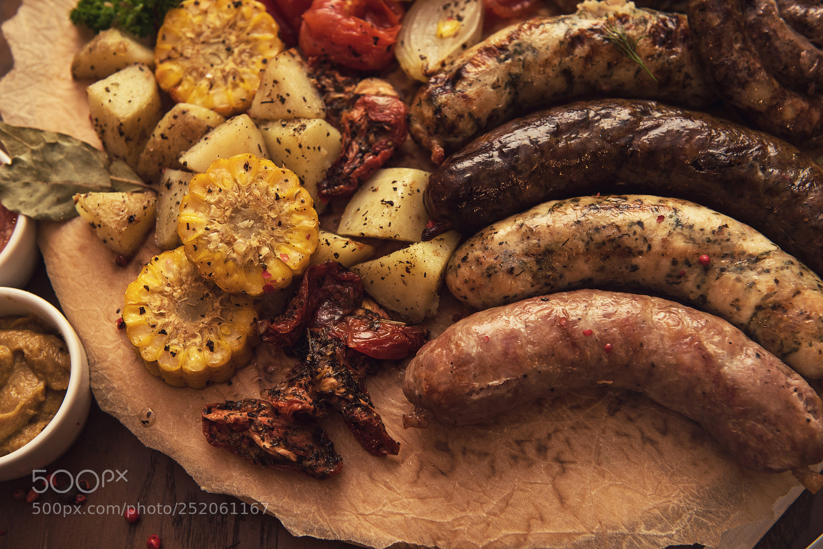 Nikon D810 sample photo. Grilled sausage with vegetables photography