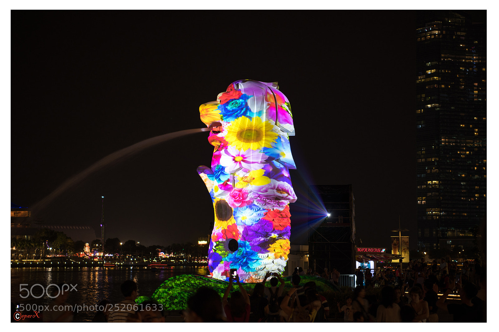 Nikon D850 sample photo. Painted merlion photography