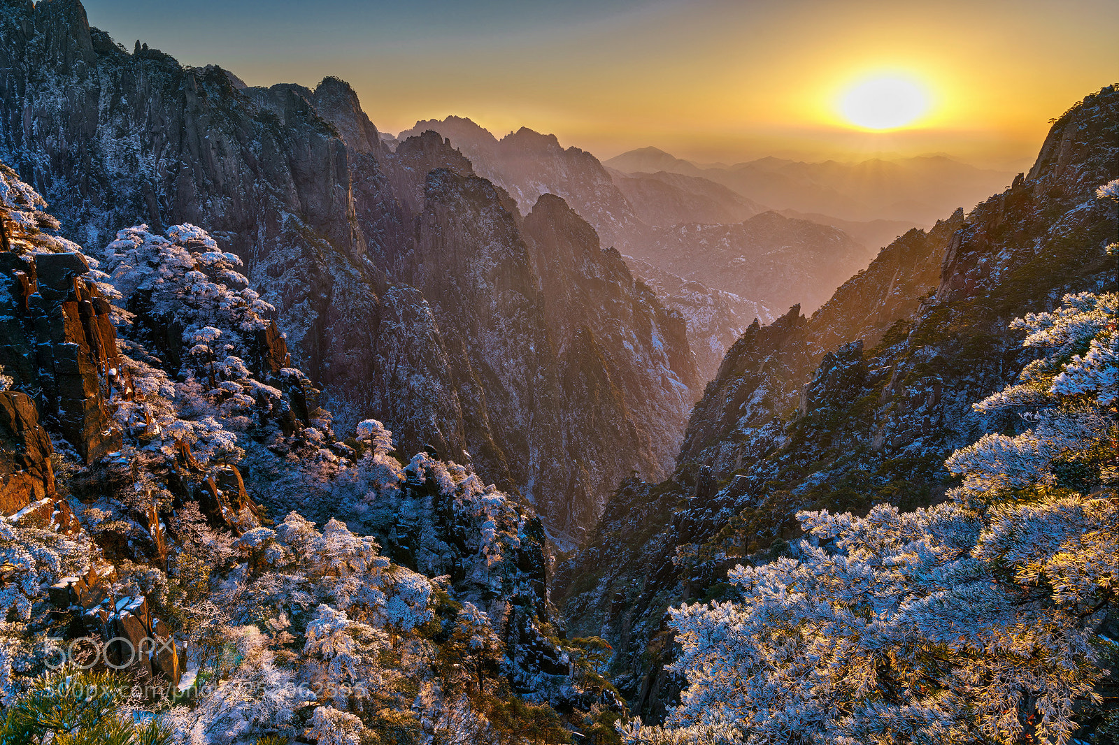 Sony a7R II sample photo. Sunset peaks photography