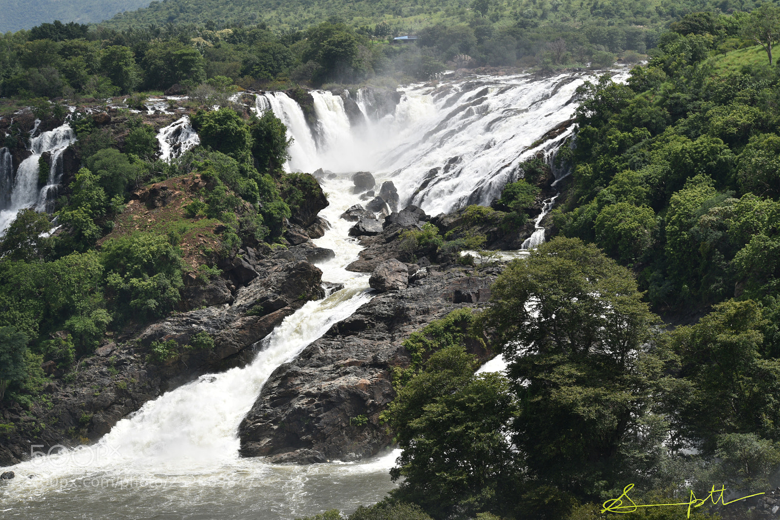 Nikon D5500 sample photo. Barachikki waterfalls photography