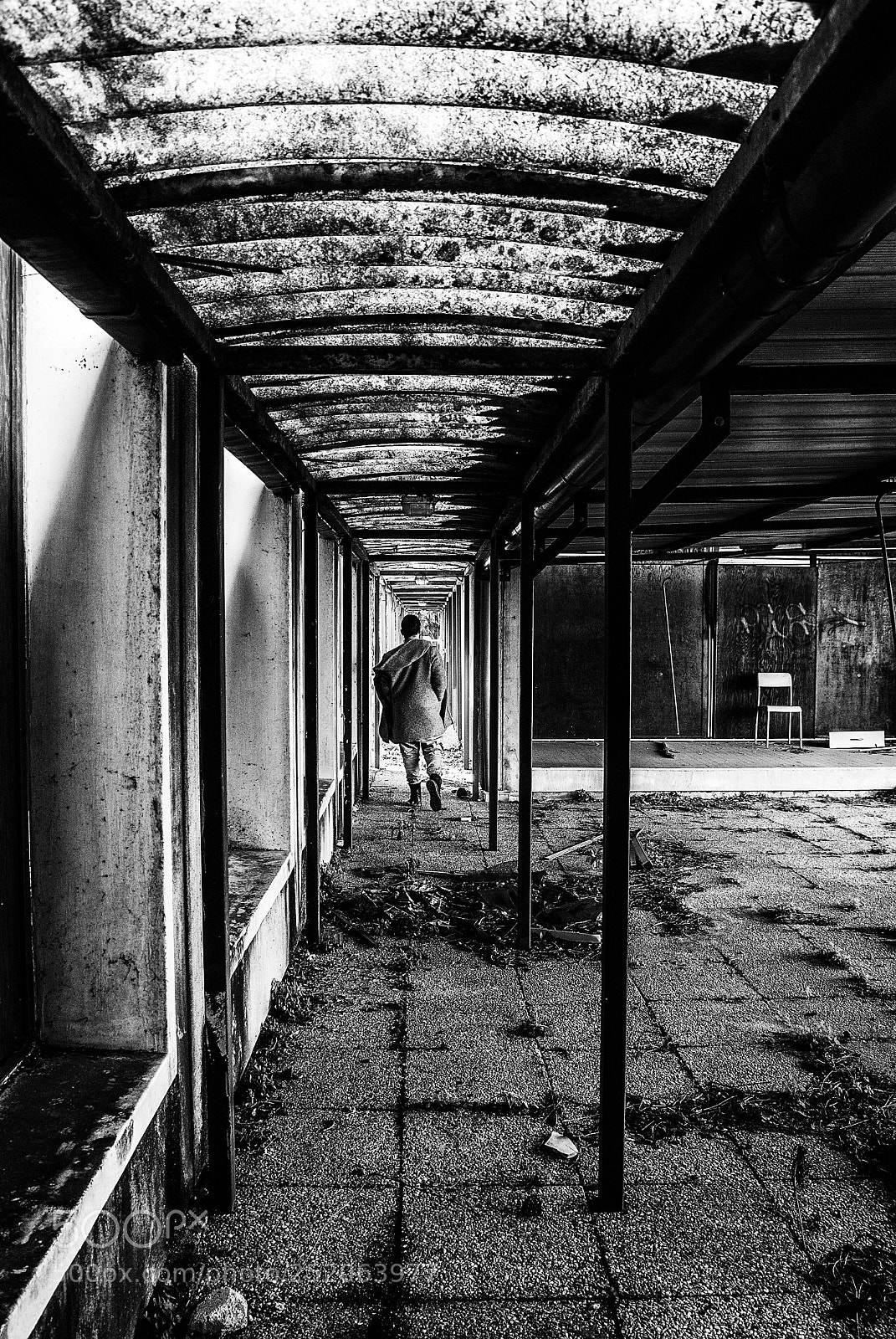 Nikon D3000 sample photo. Walking man photography