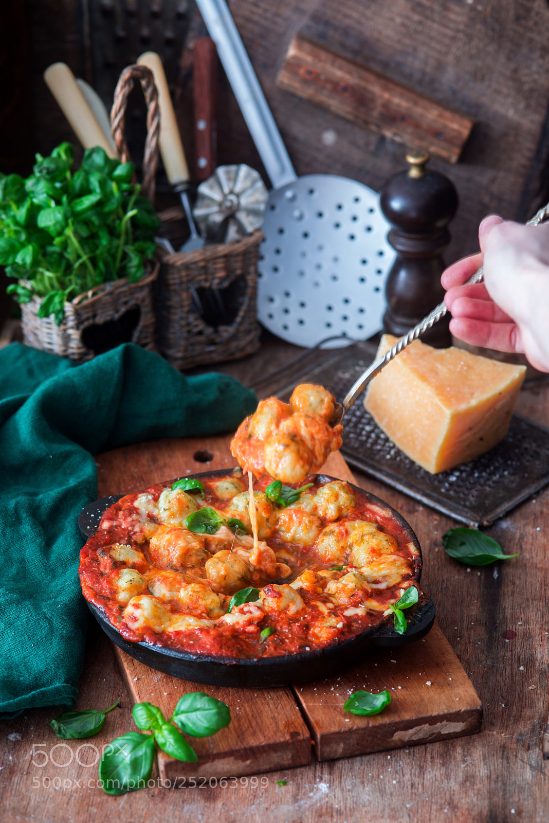 Nikon D600 sample photo. Baked potato gnocchi in photography