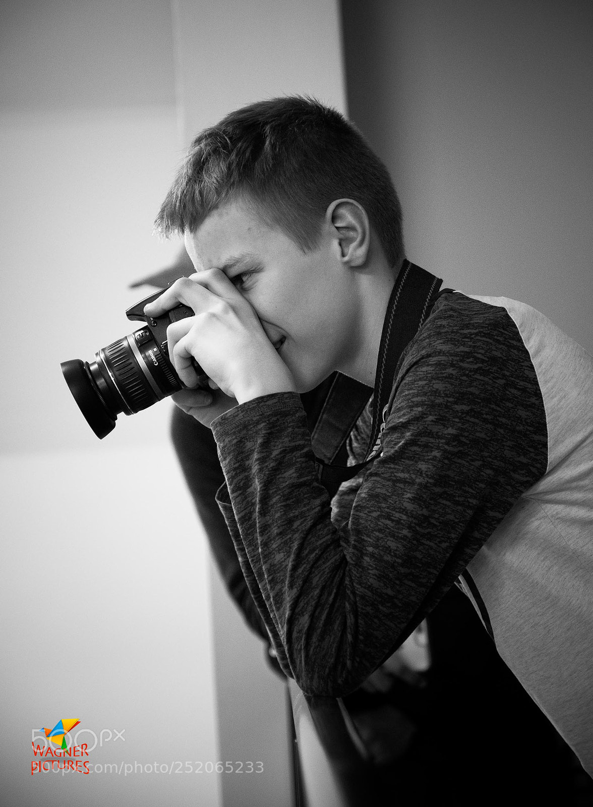 Fujifilm X-T2 sample photo. Son+camera photography