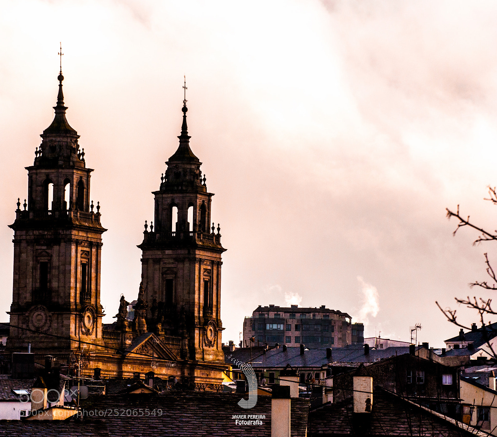 Nikon D3000 sample photo. Catedral lugo photography