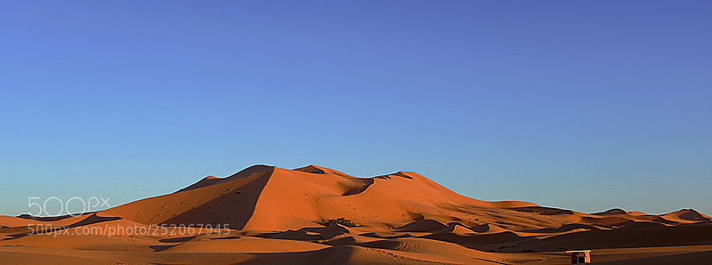 Fujifilm X100F sample photo. Great dune at merzouga photography