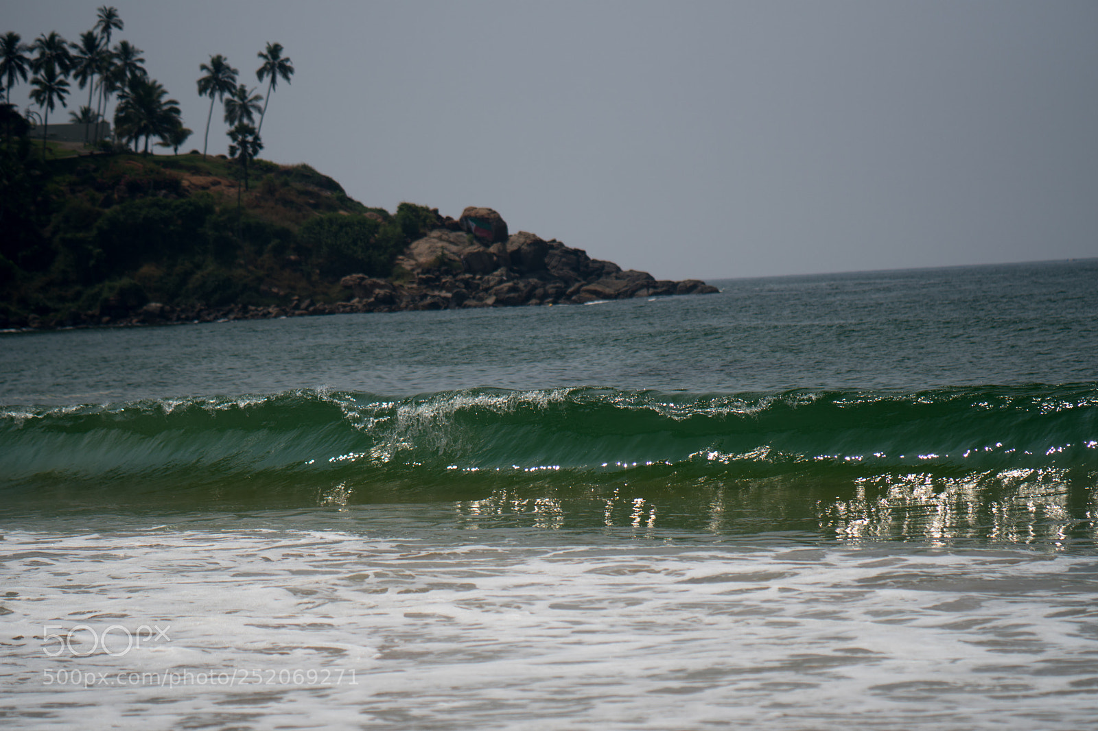 Sony a6500 sample photo. Ocean coast with waves photography