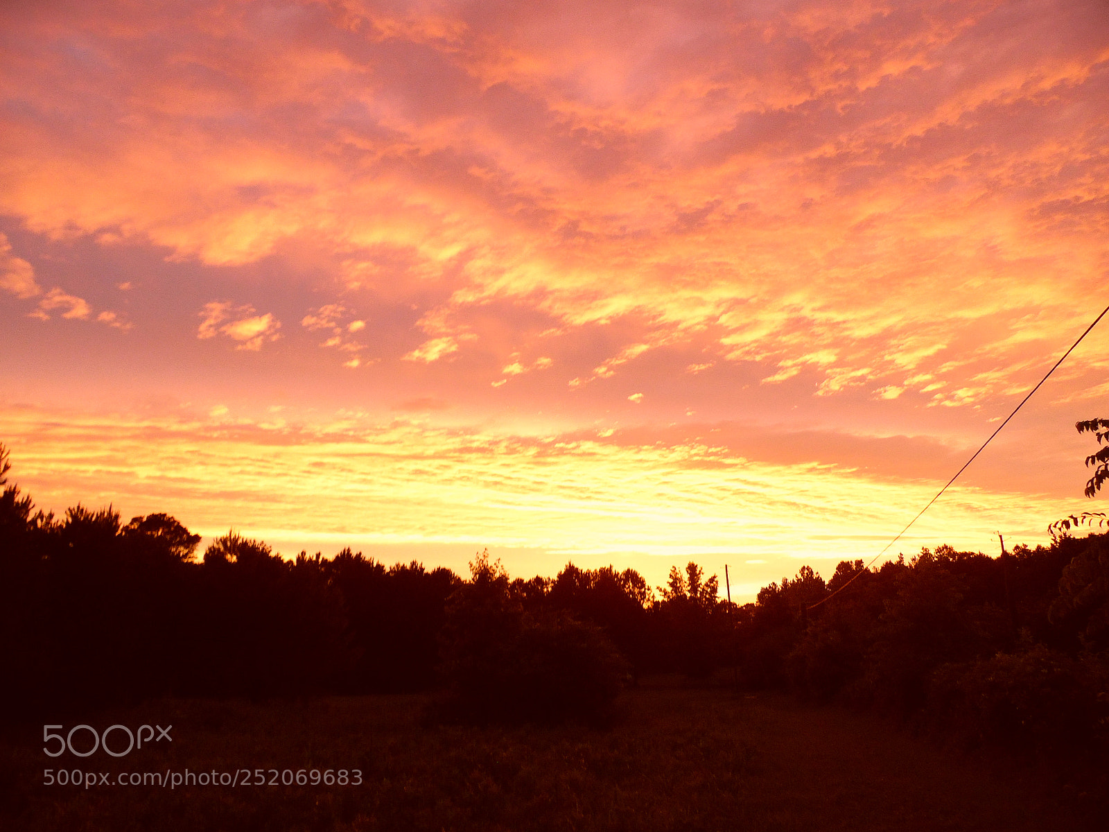 Samsung WB1100F/WB1101F/WB1102F sample photo. Orange sky photography