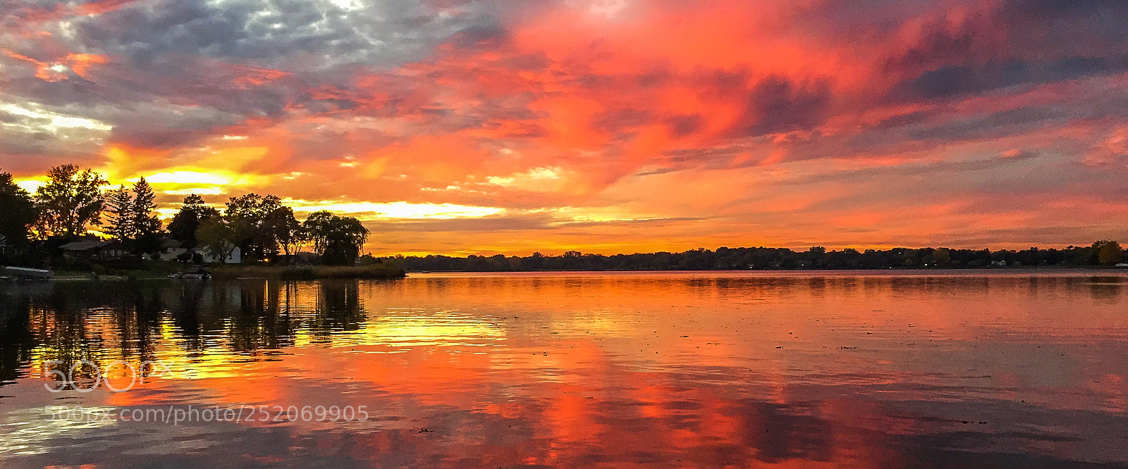 Apple iPhone 6 sample photo. Sunset on loon lake photography