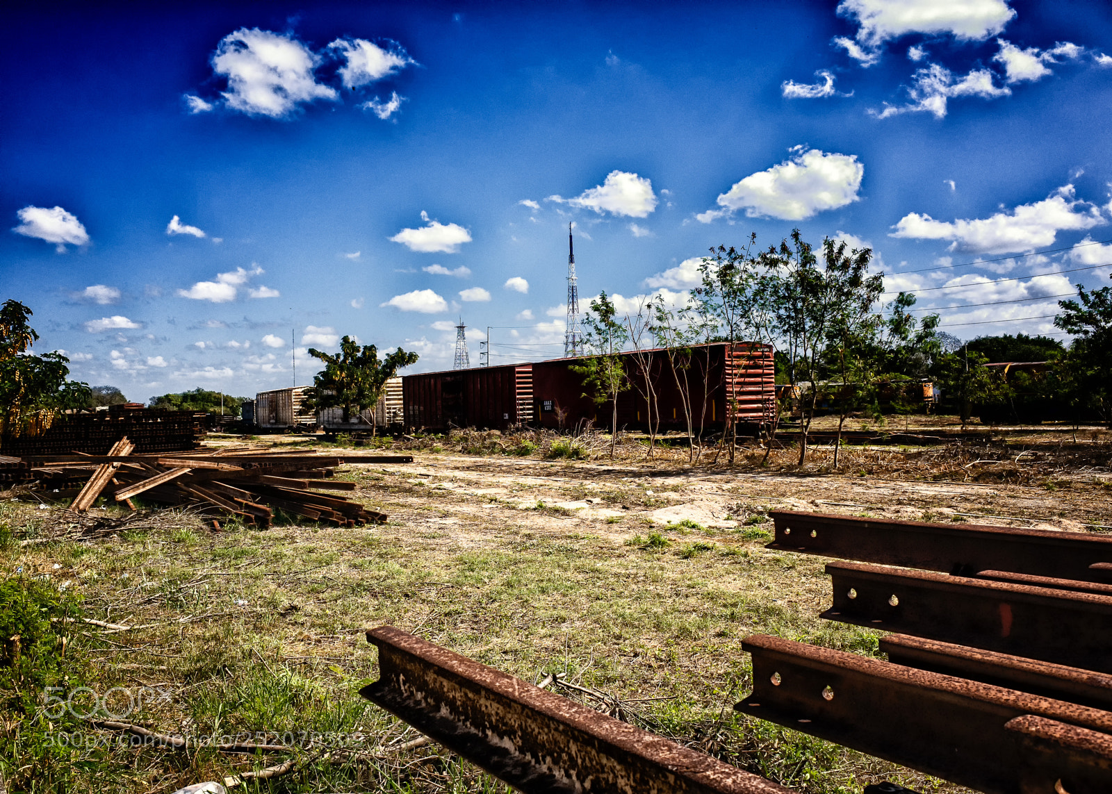 Ricoh GR sample photo. In the rail yard photography