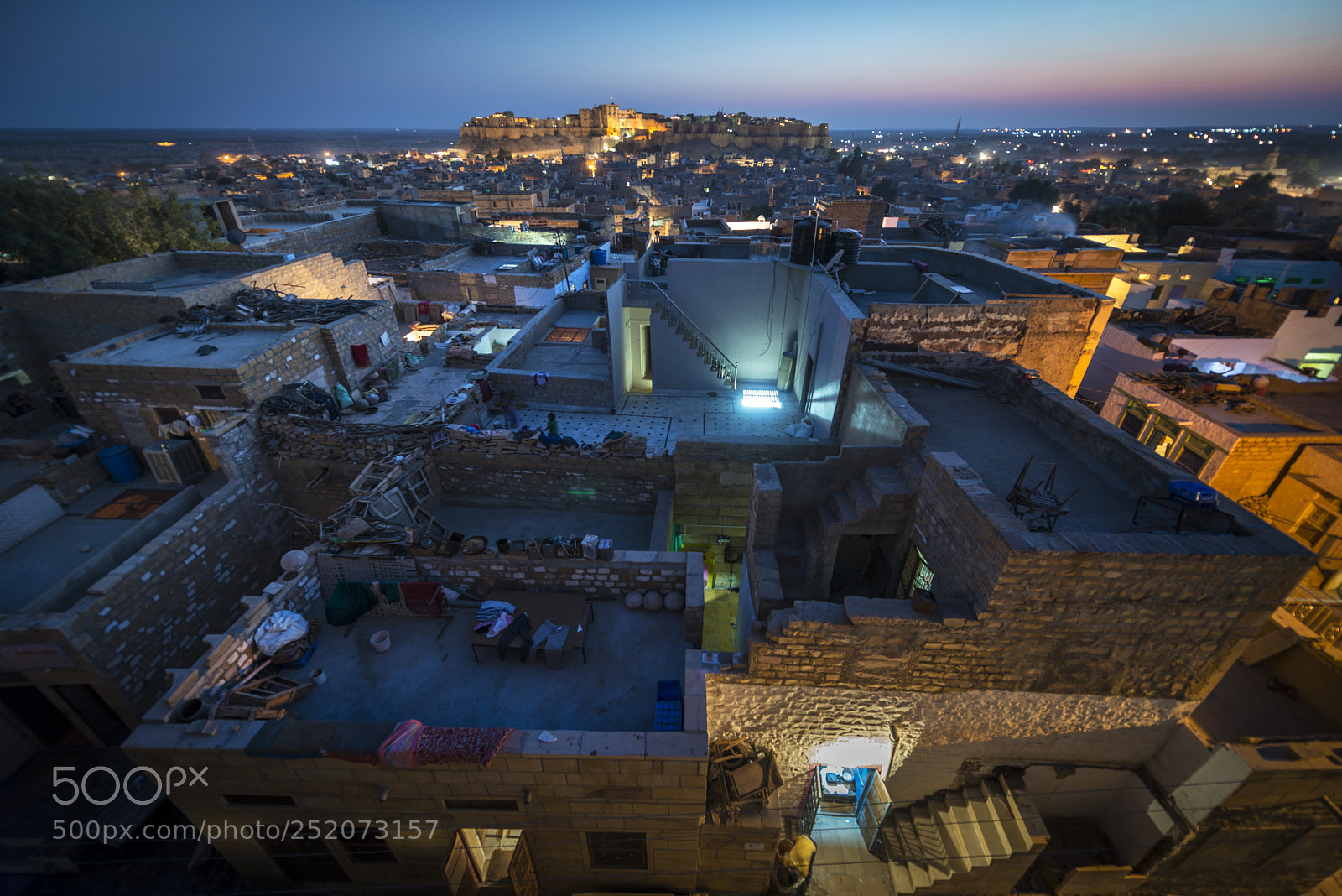 Nikon D800 sample photo. Sundown over jodhpur city photography