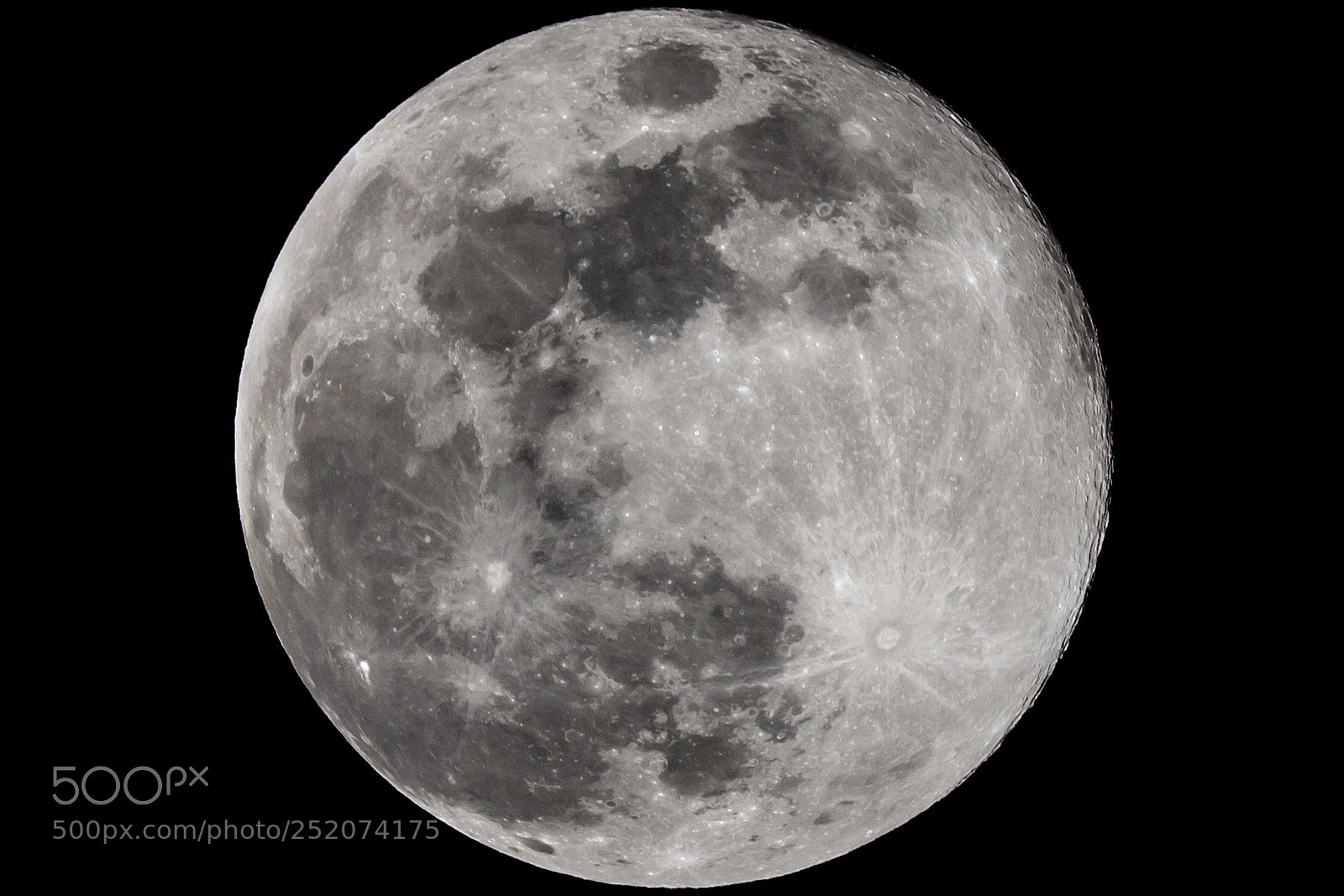 Nikon D7200 sample photo. Full moon photography