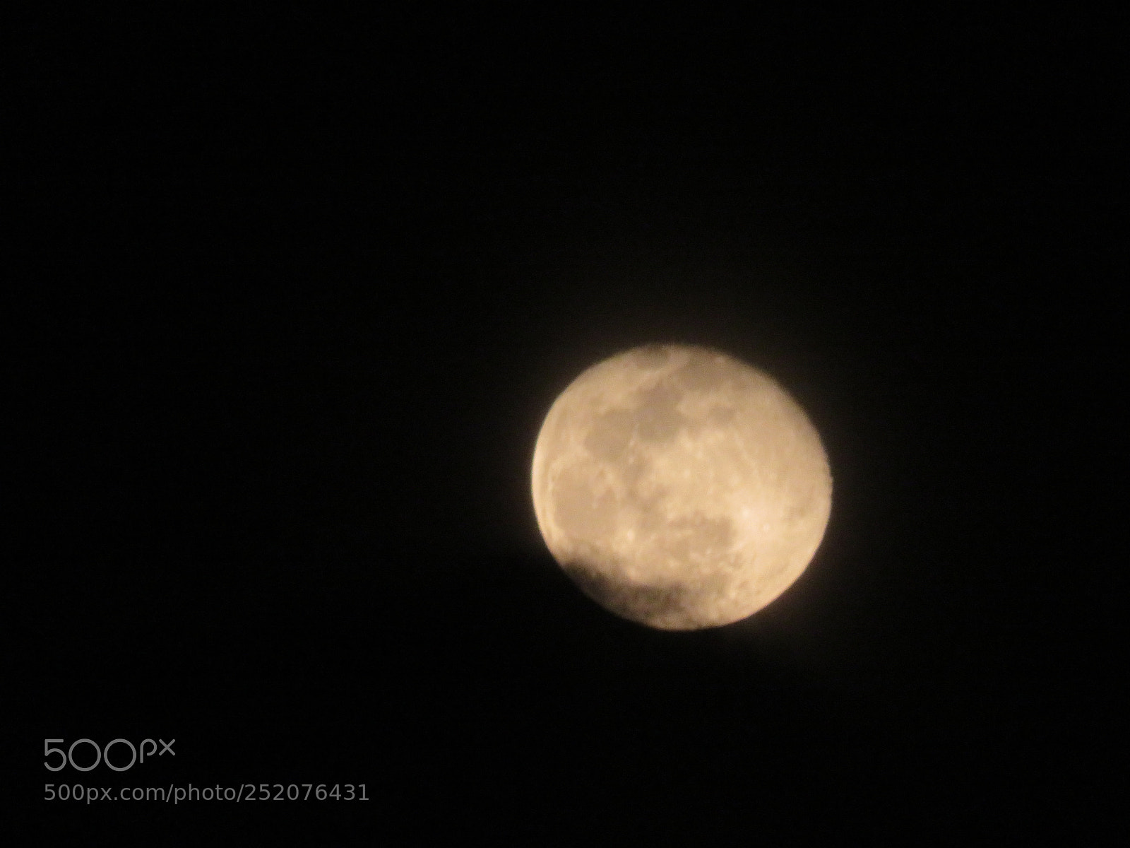 Canon PowerShot SX540 HS sample photo. Orange moon photography