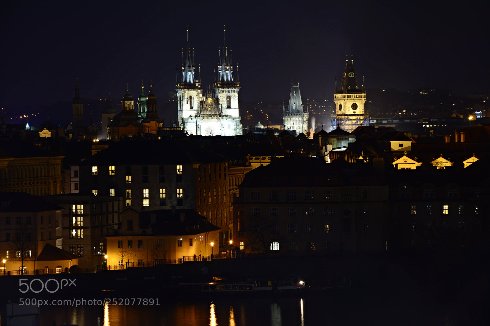 Nikon D7100 sample photo. Prague towers photography