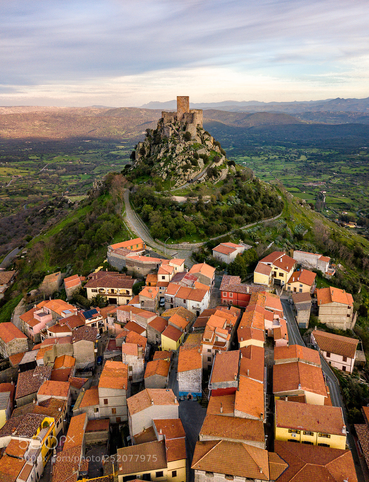 DJI FC220 sample photo. Castello di burgos photography