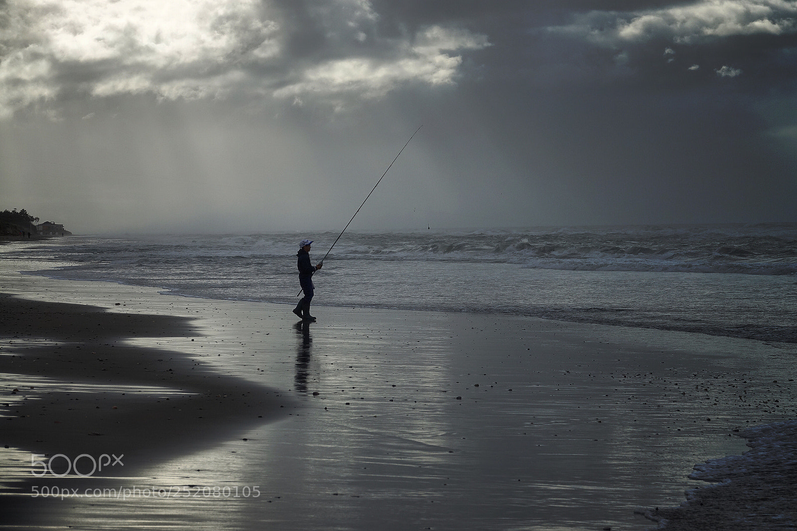 Sony Cyber-shot DSC-RX10 III sample photo. Lone angler photography