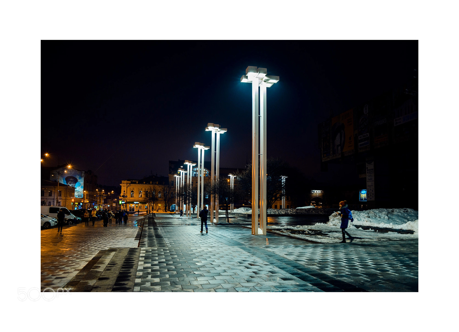 Nikon D610 sample photo. Kharkiv night photography