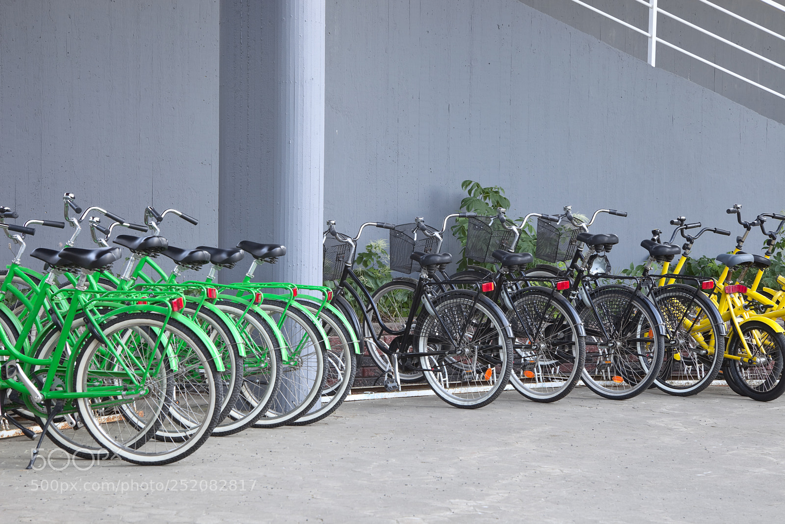Canon EOS 5D Mark II sample photo. Parking of bicycles for photography