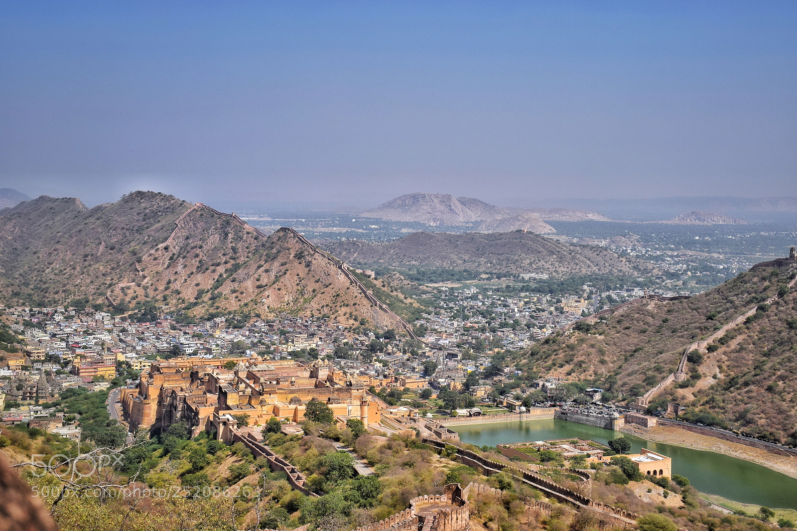 Nikon D5300 sample photo. View from jaigarh fort photography