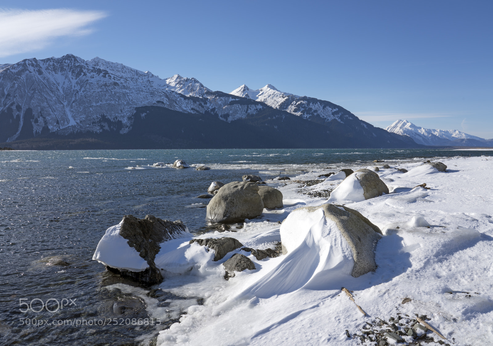 Sony a7R III sample photo. Alaskan beach in winter photography