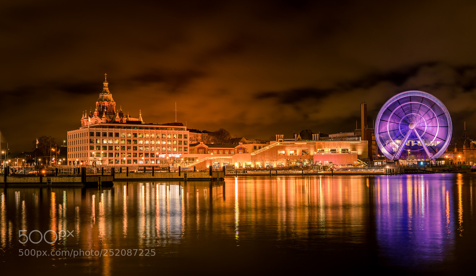 Sony a7R II sample photo. Lights of helsinki photography