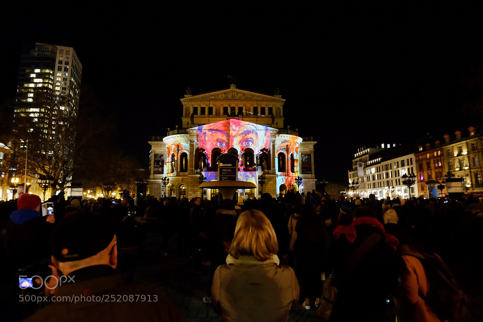 Fujifilm X70 sample photo. Crowd#luminale#opera photography