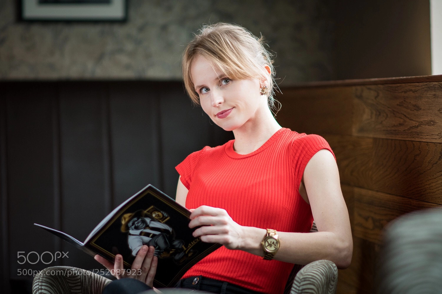 Nikon D7500 sample photo. Woman in red photography